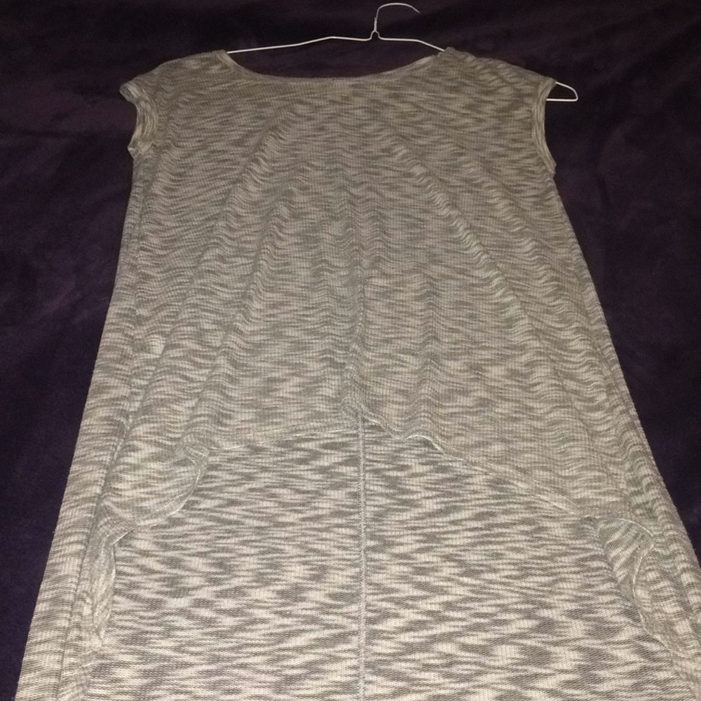 A woman’s shirt dress